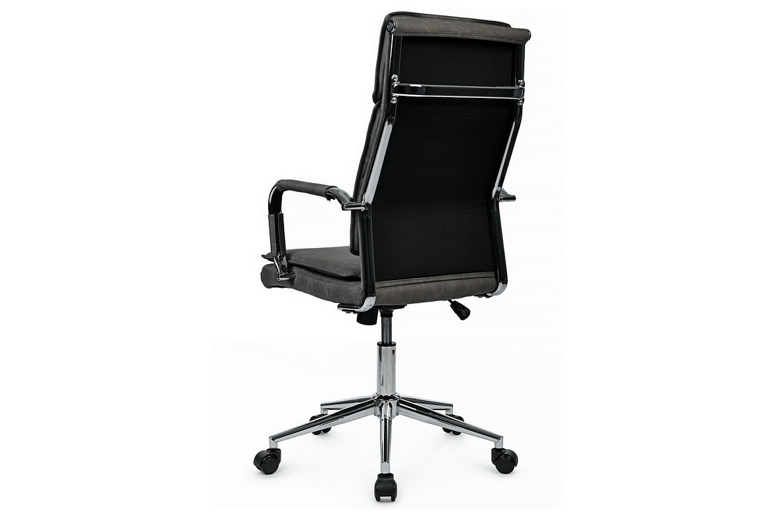 кресло руководителя rv chair dil 6018h серая экокожа фото